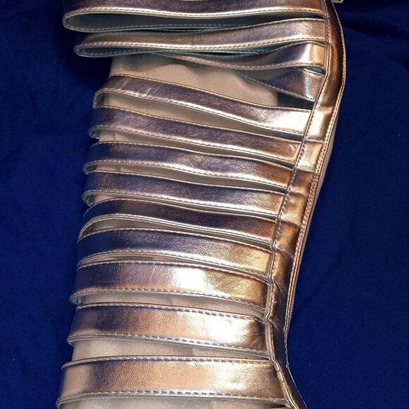 Yoki Women’s THE ONE IN CHARGE  Gladiator Platform Heels, Silver ( BRAND NEW !!! - Picture 5 of 12